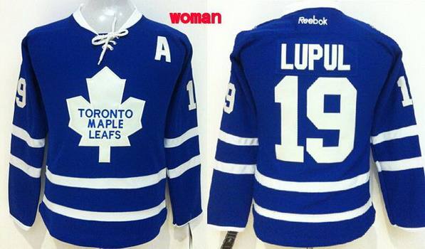 Toronto Maple Leafs #19 Joffrey Lupul Blue Womens Jersey