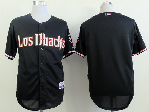 Arizona Diamondbacks Blank 2015 Black Jersey