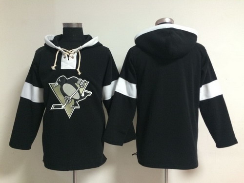 2014 Old Time Hockey Pittsburgh Penguins Blank Black Hoodie