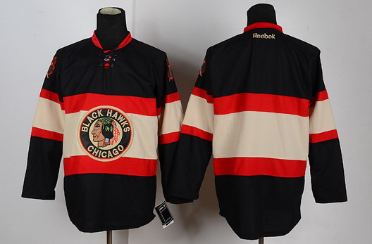 Chicago Blackhawks Blank Black Third Jersey