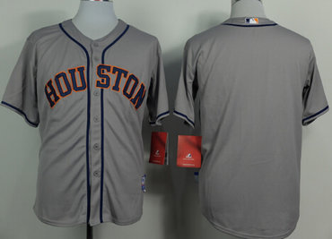 Houston Astros Blank Gray Jersey