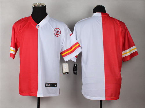 Nike Kansas City Chiefs Blank Red/White Two Tone Elite Jersey