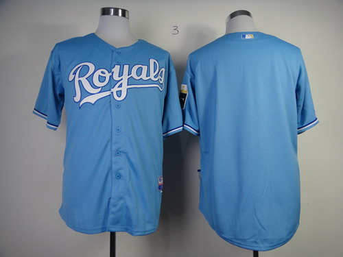 Kansas City Royals Blank Light Blue Jersey