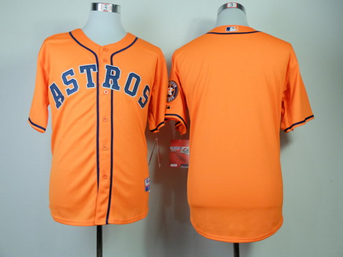 Houston Astros Blank Orange Jersey