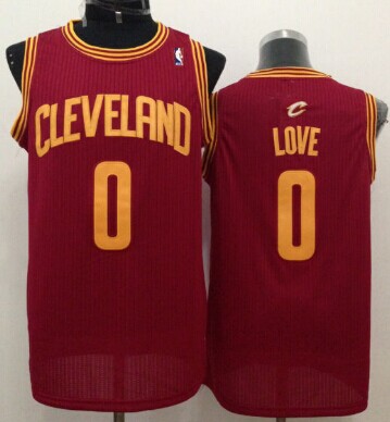 Cleveland Cavaliers #0 Kevin Love Red Swingman Jersey