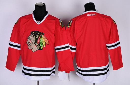 Chicago Blackhawks Blank Red Jersey