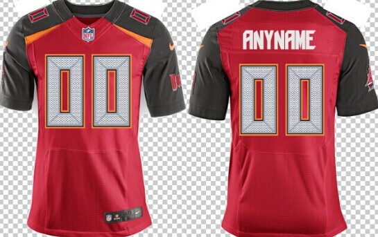 Men's Nike Tampa Bay Buccaneers Customized 2014 Red Elite Jersey