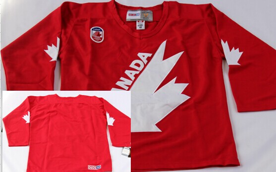 1991 Olympics Canada Men's Customized Red Jersey