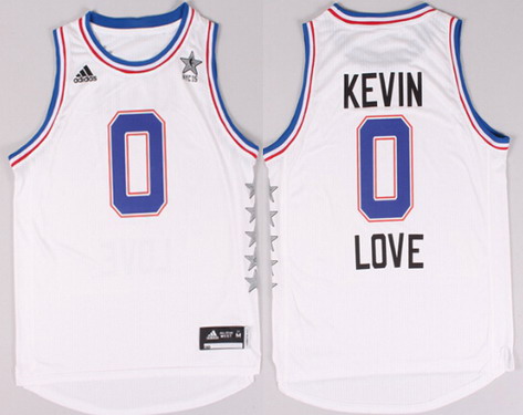 2015 NBA Eastern All-Stars #0 Kevin Love Revolution 30 Swingman White Jersey