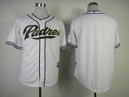 San Diego Padres Blank White Jersey