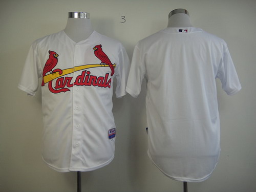 St. Louis Cardinals Blank White Jersey