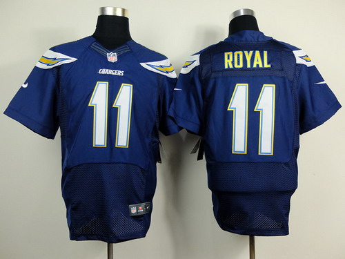 Nike San Diego Chargers #11 Eddie Royal 2013 Navy Blue Elite Jersey