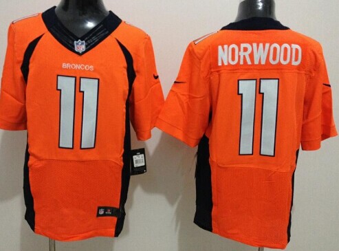 Nike Denver Broncos #11 Jordan Norwood 2013 Orange Elite Jersey