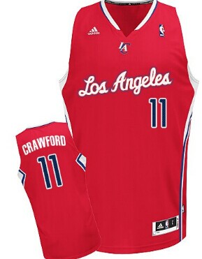 Los Angeles Clippers #11 Jamal Crawford Red Swingman Jersey