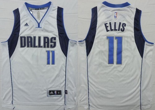 Dallas Mavericks #11 Monta Ellis Revolution 30 Swingman 2014 New White Jersey