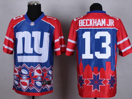 Nike New York Giants #13 Odell Beckham Jr 2015 Noble Fashion Elite Jersey