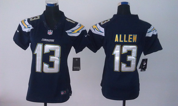 Nike San Diego Chargers #13 Keenan Allen 2013 Navy Blue Limited Womens Jersey