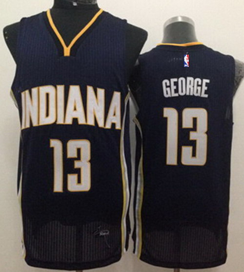 Indiana Pacers #24 Paul George Revolution 30 Swingman Navy Blue Jersey