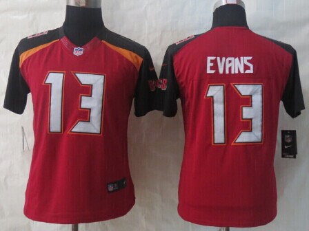 Nike Tampa Bay Buccaneers #13 Mike Evans 2014 Red Limited Womens Jersey