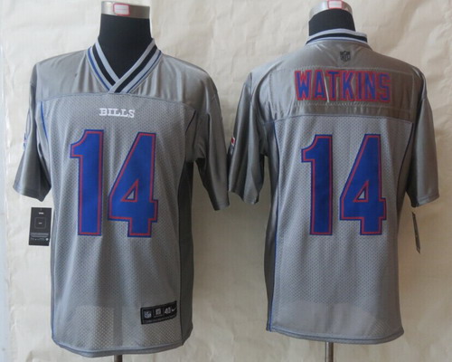 Nike Buffalo Bills #14 Sammy Watkins 2013 Gray Vapor Elite Jersey