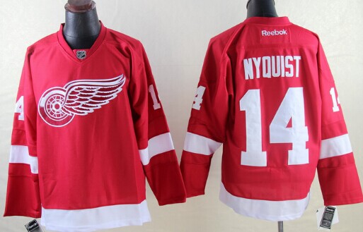 Detroit Red Wings #14 Gustav Nyquist Red Jersey