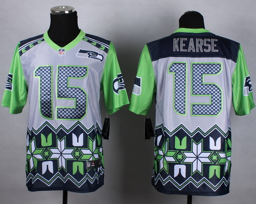 Nike Seattle Seahawks #15 Jermaine Kearse 2015 Noble Fashion Elite Jersey