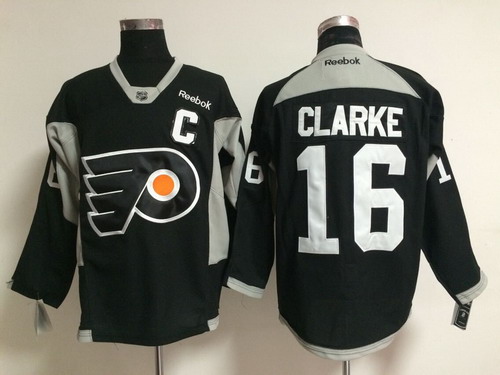 Philadelphia Flyers #16 Bobby Clarke 2014 Training Black Jersey