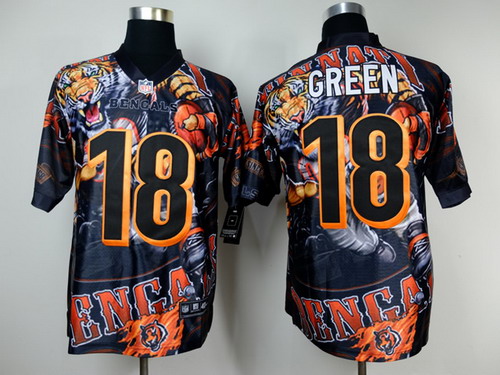 Nike Cincinnati Bengals #18 A.J. Green 2014 Fashion Elite Jersey