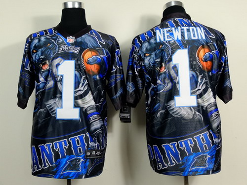 Nike Carolina Panthers #1 Cam Newton 2014 Fashion Elite Jersey