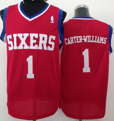 Philadelphia 76ers #1 Michael Carter-Williams Red Swingman Jersey