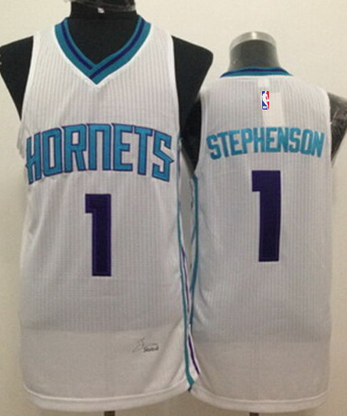 Charlotte Hornets #1 Lance Stephenson White Swingman Jersey