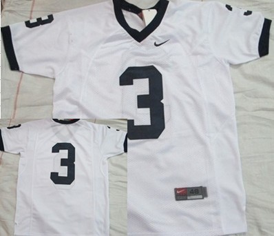 Penn State Nittany Lions #3 White Jersey