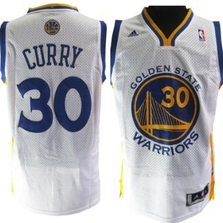 Golden State Warriors #30 Stephen Curry White Swingman Jersey