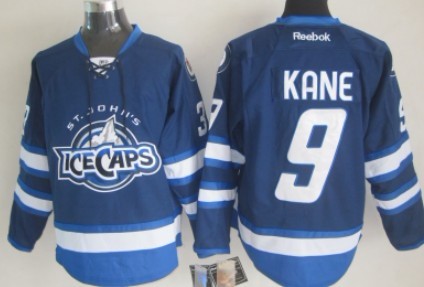 Winnipeg Jets #9 Evander Kane 2012 Blue Ice Caps Jersey 