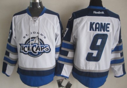 Winnipeg Jets #9 Evander Kane 2012 White Ice Caps Jersey 