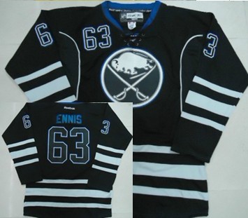 Buffalo Sabres #63 Tyler Ennis Black Ice Jersey