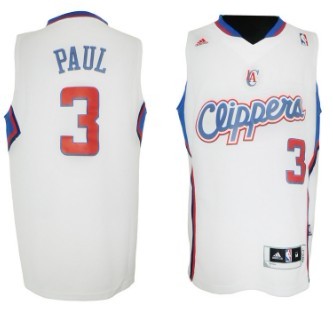 Los Angeles Clippers #3 Chris Paul Revolution 30 Swingman White Jersey 