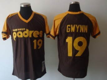 San Diego Padres #19 Tony Gwynn 1978 Brown Throwback Jersey 