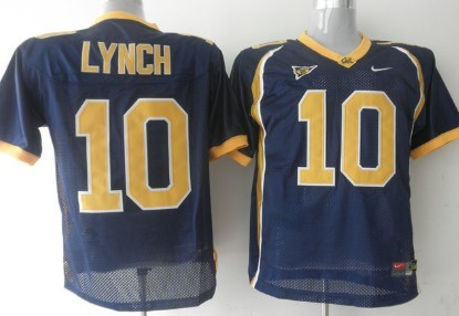 California Golden Bears #10 Lynch Blue Jersey 