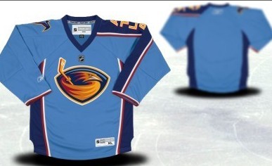 Atlanta Thrashers Youths Customized Blue Jersey 