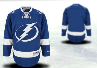 Tampa Bay Lightning Mens Customized Blue Jersey