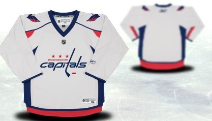 Washington Capitals Youths Customized White Jersey