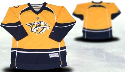 Nashville Predators Youths Customized 2012 Yellow Jersey