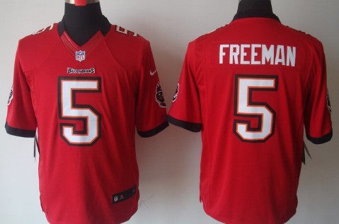 Nike Tampa Bay Buccaneers #5 Josh Freeman Red Limited Jersey 