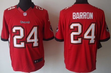 Nike Tampa Bay Buccaneers #24 Mark Barron Red Limited Jersey 