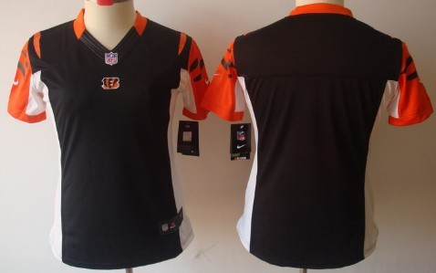 Nike Cincinnati Bengals Blank Black Limited Womens Jersey 