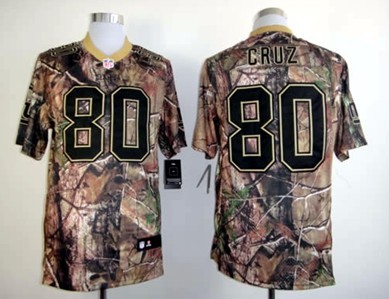 Nike New York Giants #80 Victor Cruz Realtree Camo Elite Jersey