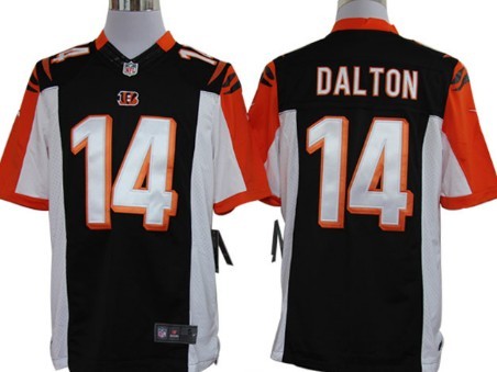 Nike Cincinnati Bengals #14 Andy Dalton Black Limited Jersey