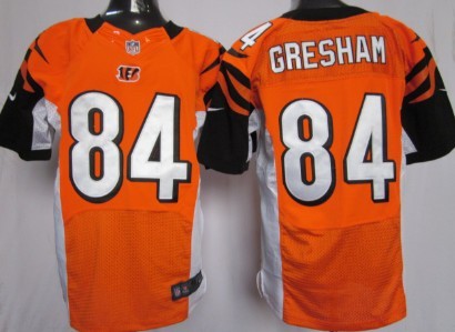 Nike Cincinnati Bengals #84 Jermaine Gresham Orange Elite Jersey 