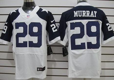 Nike Dallas Cowboys #29 DeMarco Murray White Thanksgiving Elite Jersey 